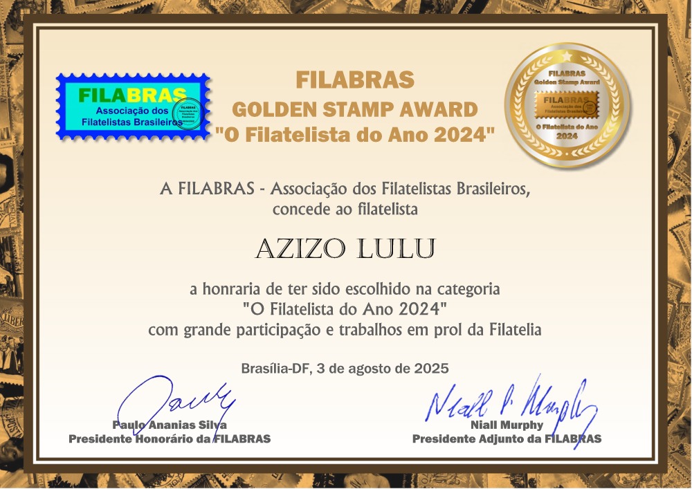 O Filatelista do Ano 2024